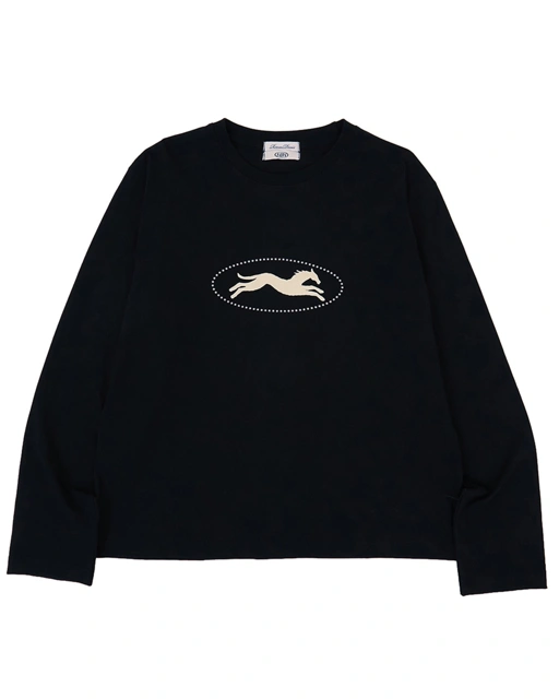 Image of Horse Long Sleeves_Black