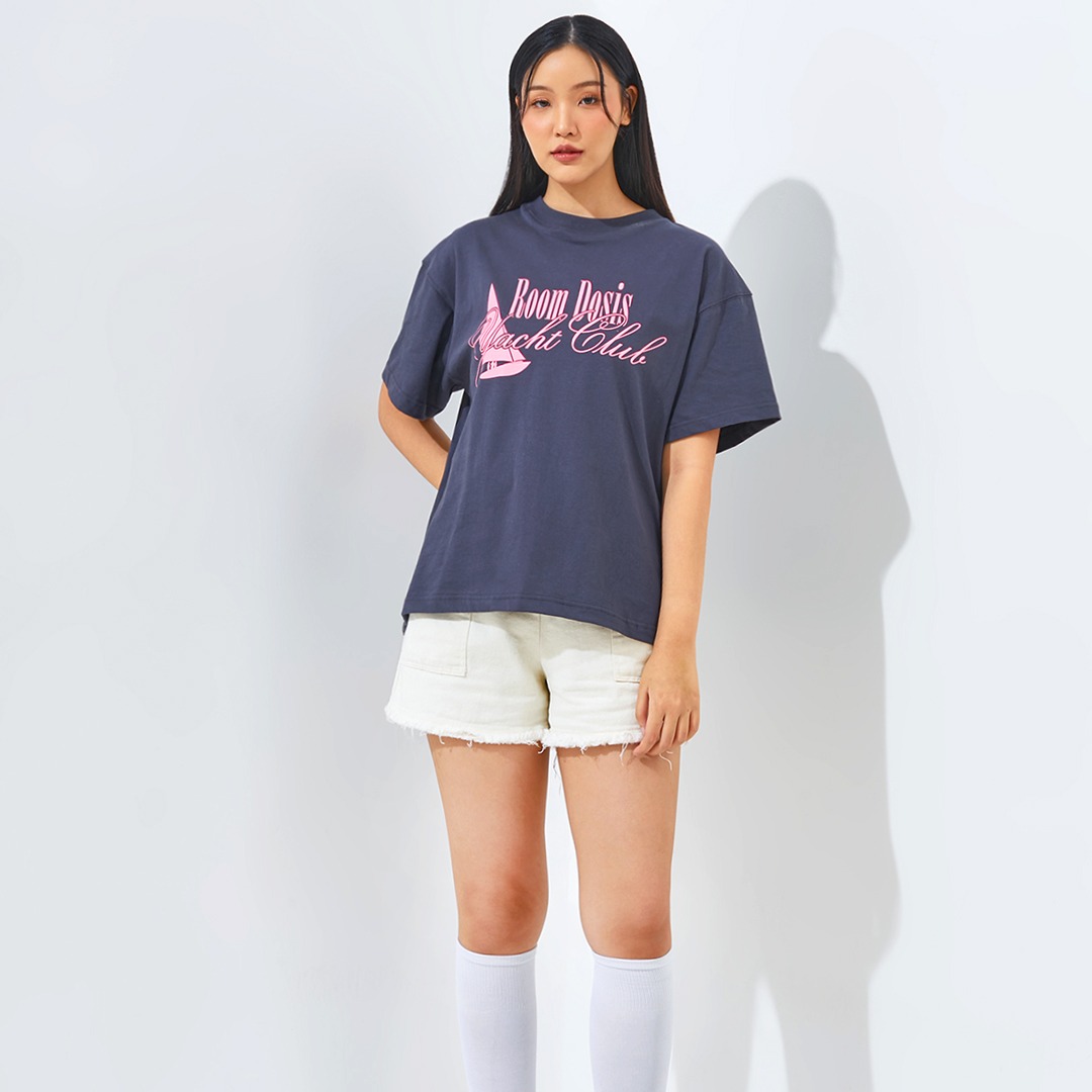 Yacht Club Sailing T-shirt (Charcoal)