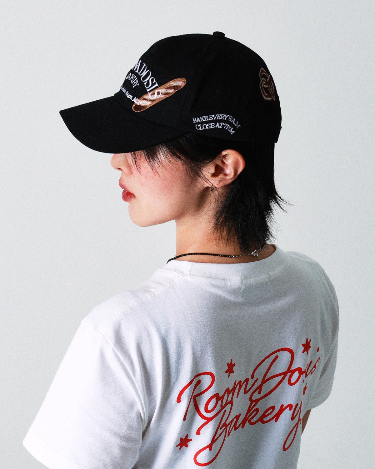 Bakery Club T-shirt (White Red)