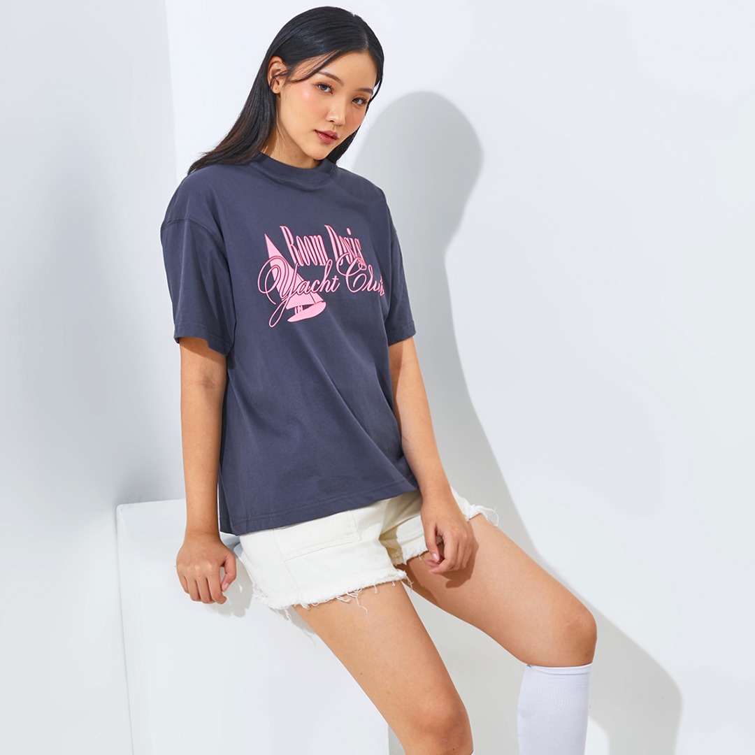 Yacht Club Sailing T-shirt (Charcoal)