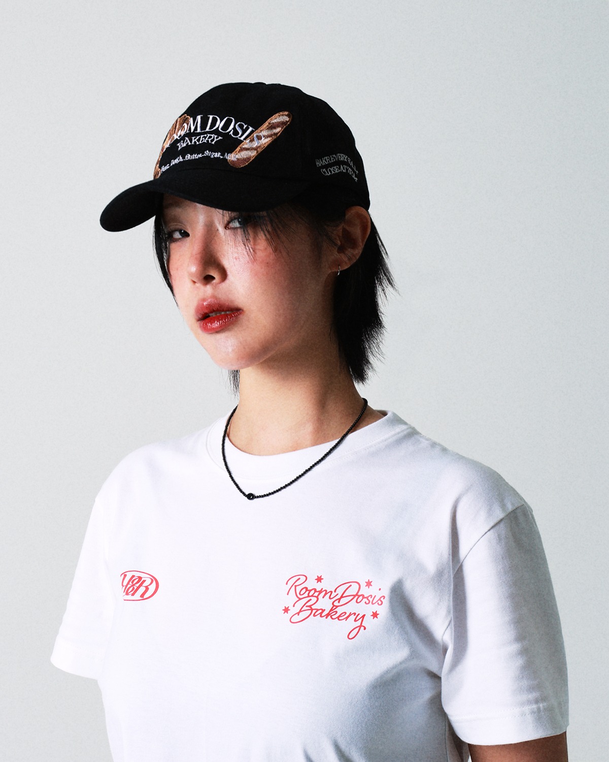 Bakery Club T-shirt (White Red)