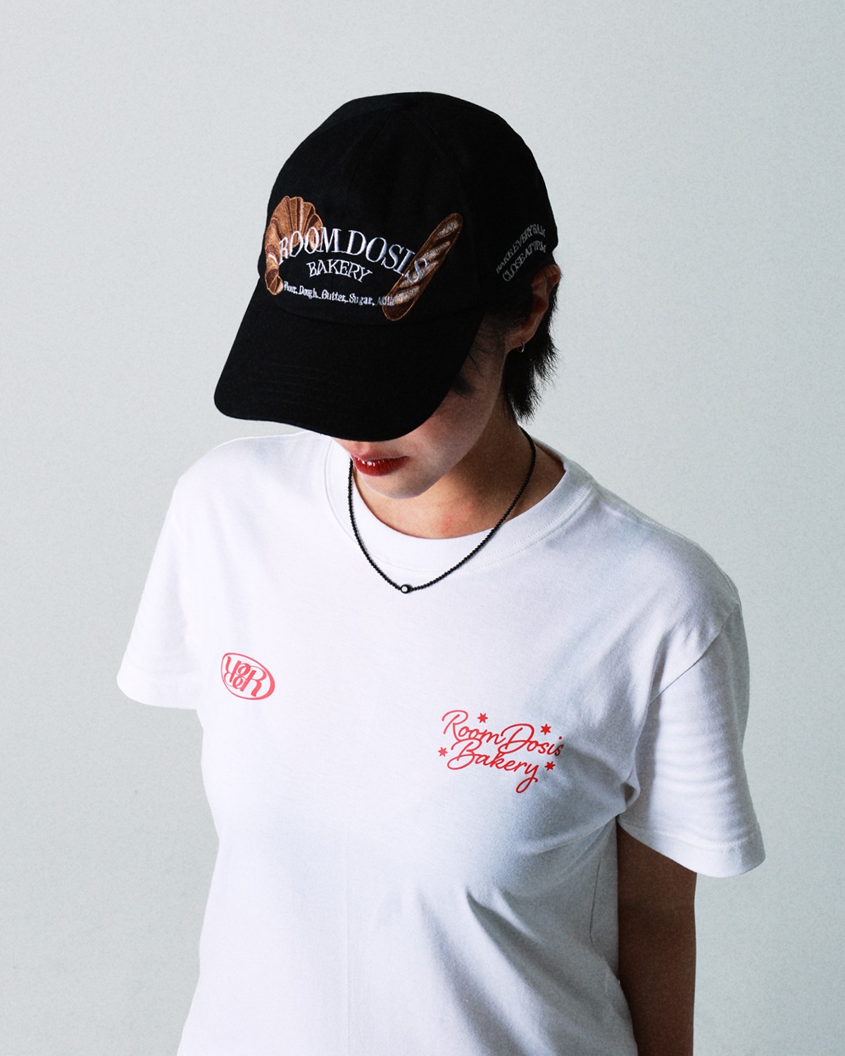 Bakery Club T-shirt (White Red)