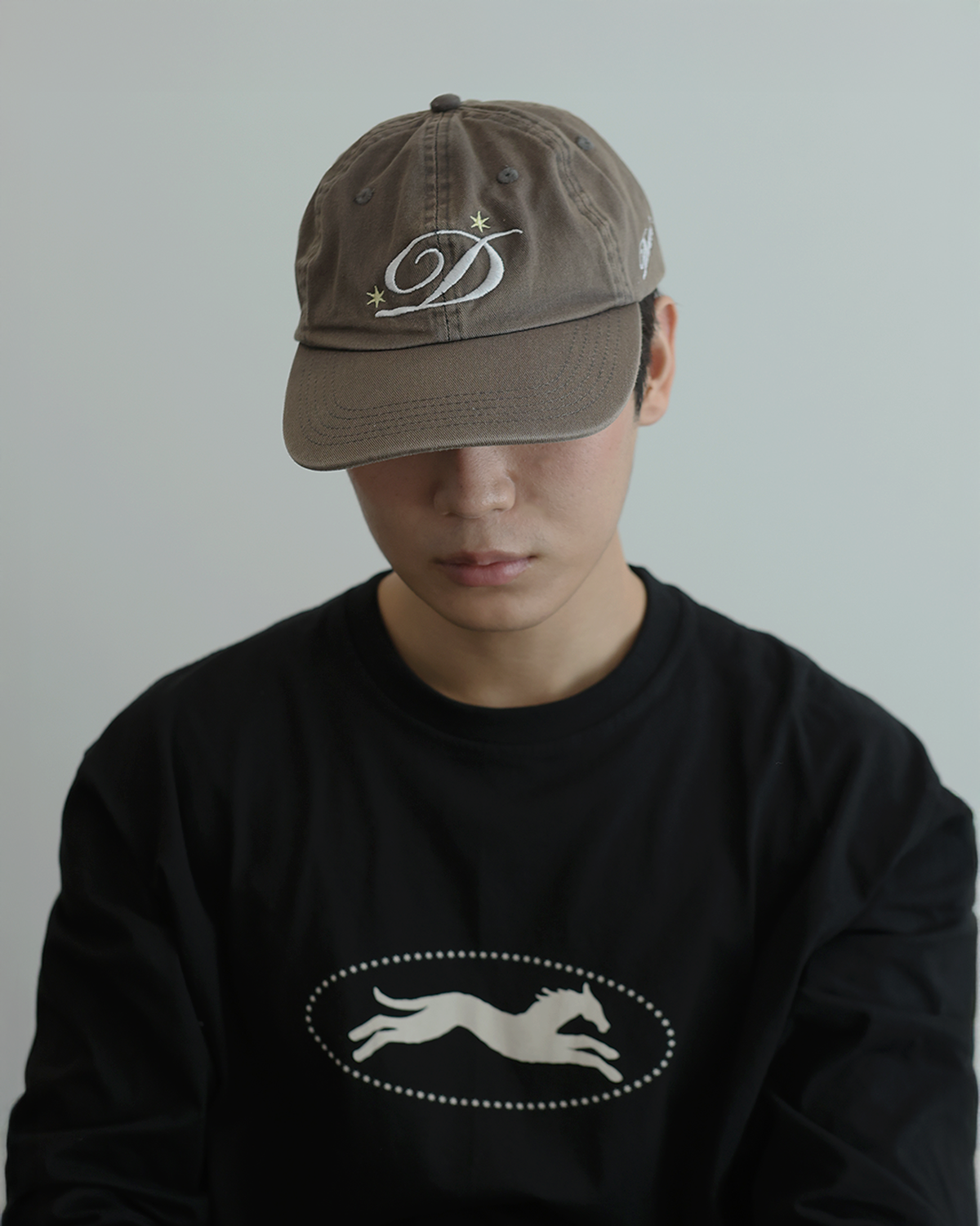 D Logo Cap (Brown)