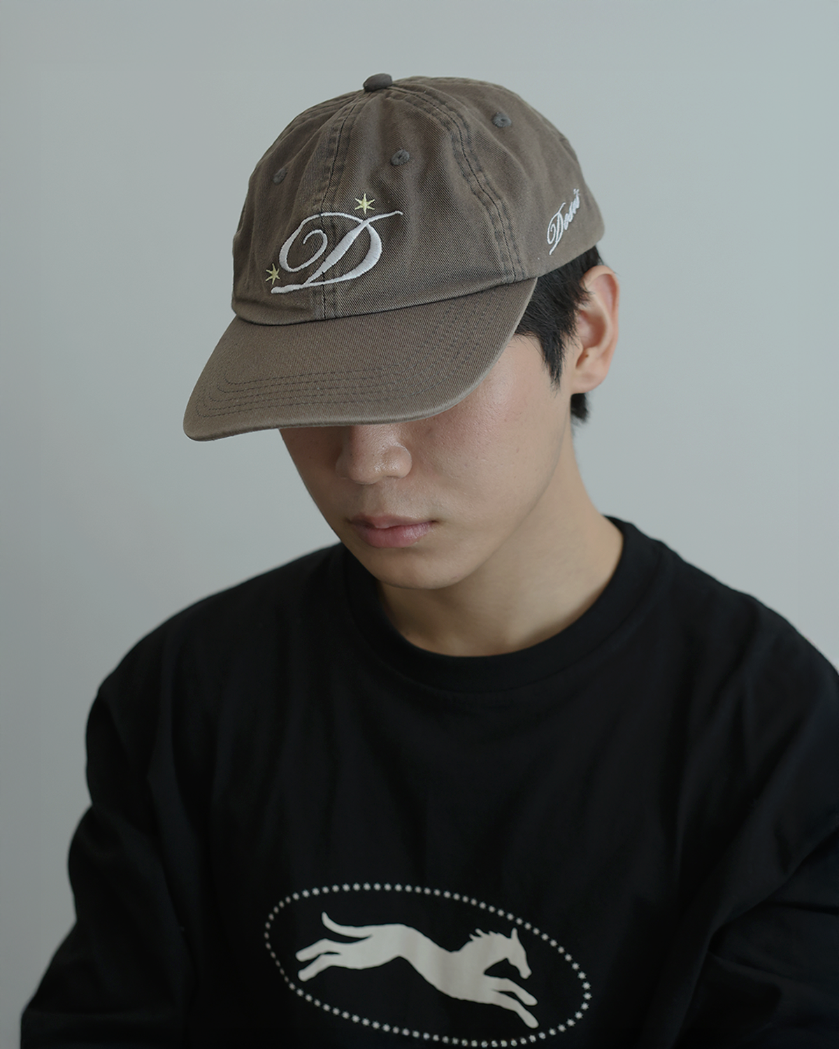 D Logo Cap (Brown)
