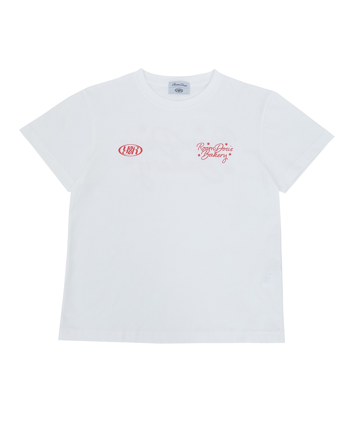 Bakery Club T-shirt (White Red)
