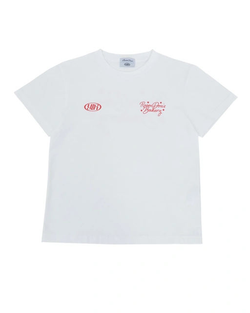 Image of Bakery Club T-shirt (White Red)