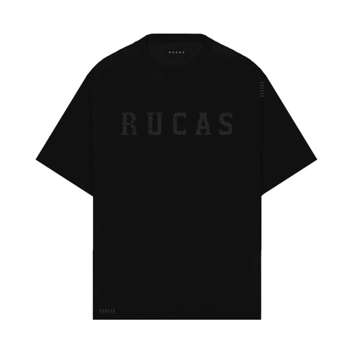 Image of RUCAS “THE INITIAL” BLACK TEE - S, XL