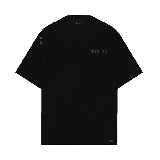 Image of RUCAS “FALLEN ANGEL WINGS” SKELETON TEE BLACK - M