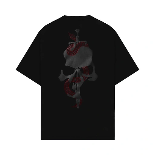 Image of RUCAS “YEAR OF SNAKE” SKELETON T-SHIRT - S