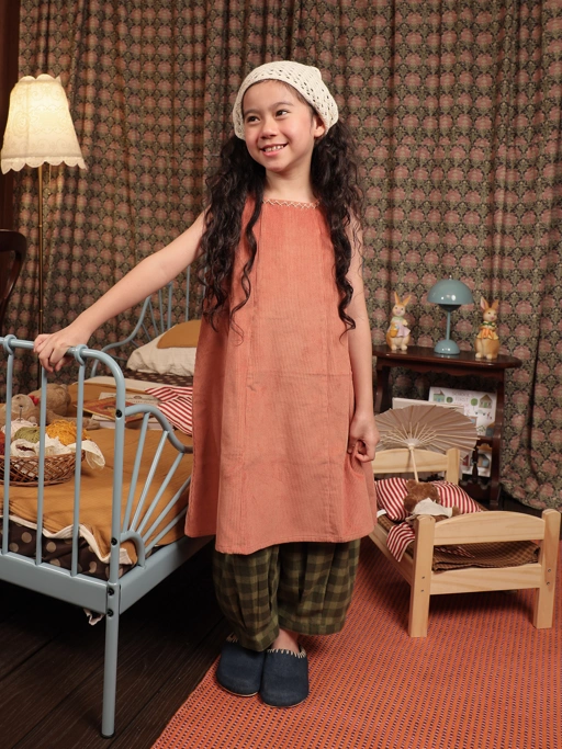 Image of SABINE AND HEEM – ESME Corduroy Overall – Girls Corduroy Overalls