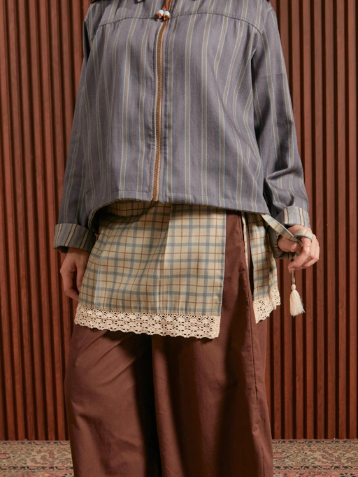 SABINE AND HEEM x KARROT - TAYA Cotton Wrap Skirt - Bawahan Rok Anak Perempuan