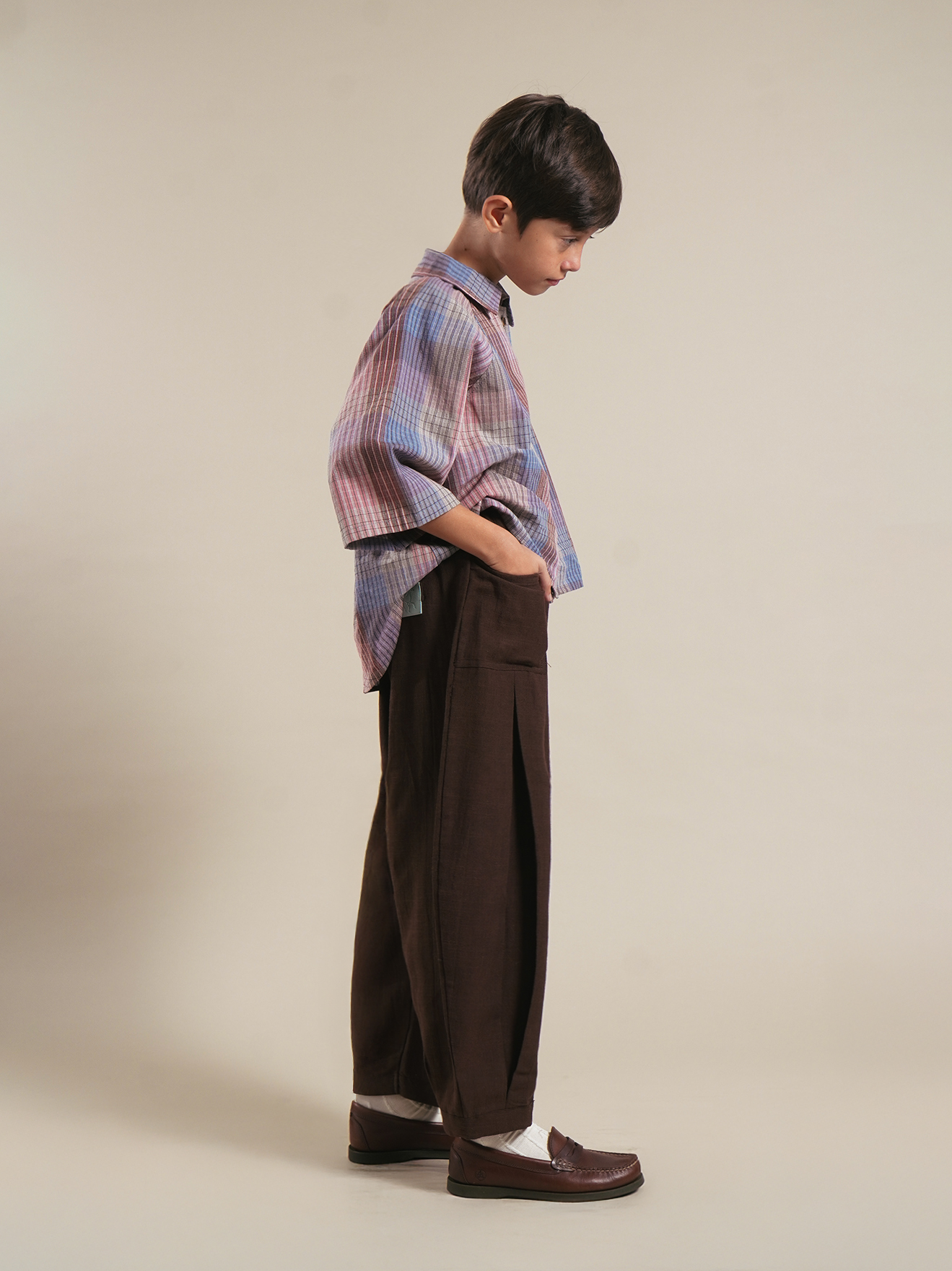 SABINE AND HEEM - GUMPY Big Pants - Mahogany - Kids Long Pants