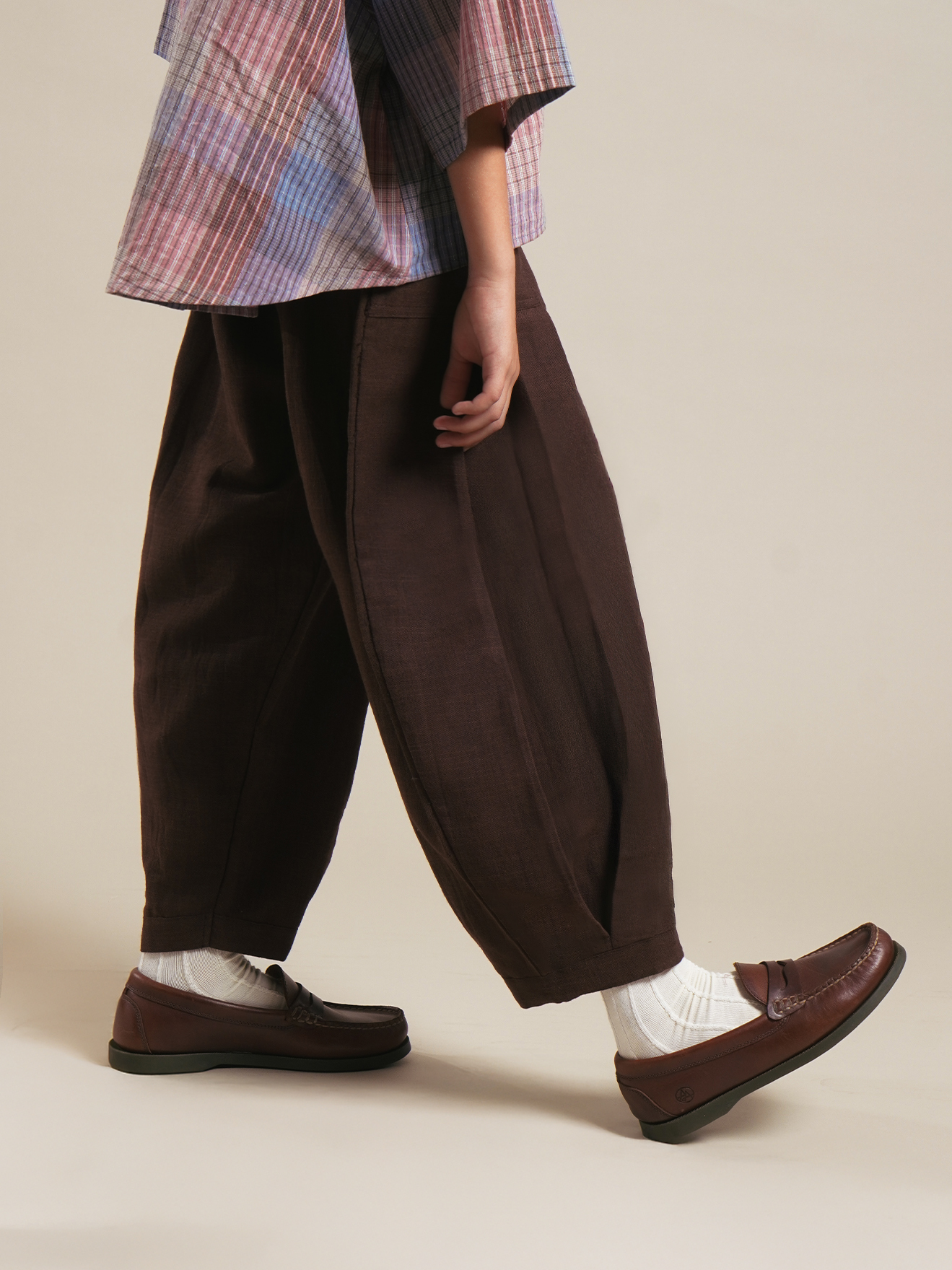 SABINE AND HEEM - GUMPY Big Pants - Mahogany - Kids Long Pants
