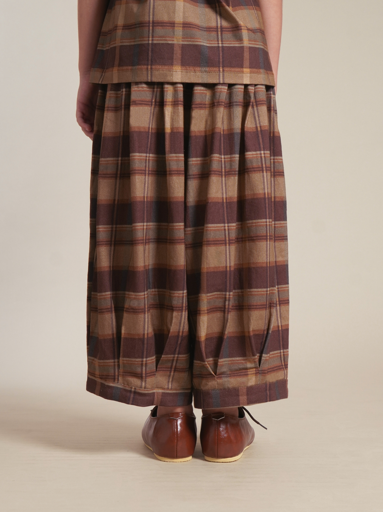 SABINE AND HEEM - DAMM Cotton Big Pants - Mix Brown - Kids Balloon Pants