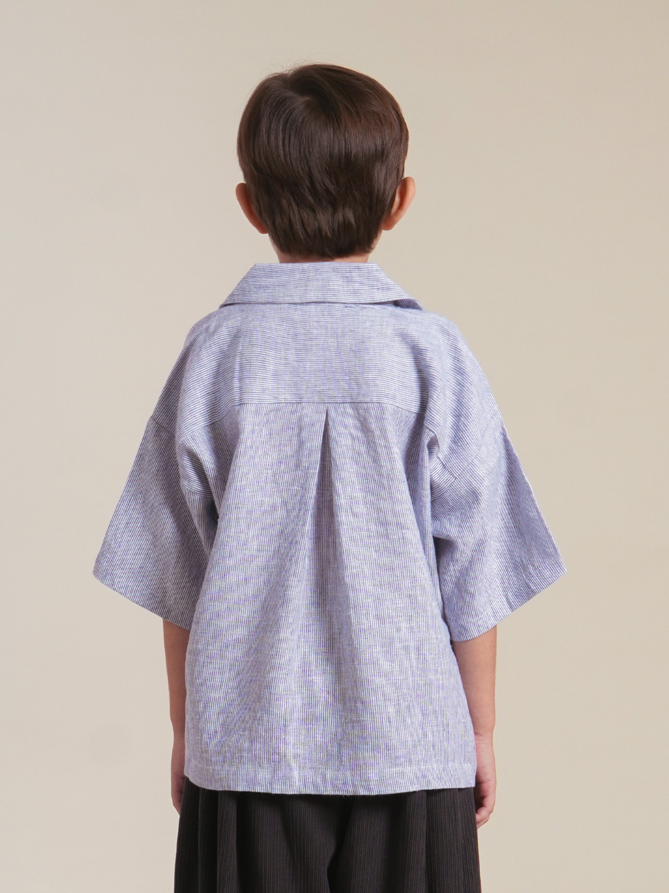 SABINE AND HEEM - CARTHAGE Stripes Shirt  - Creme Beige - Kids Shirt Tops