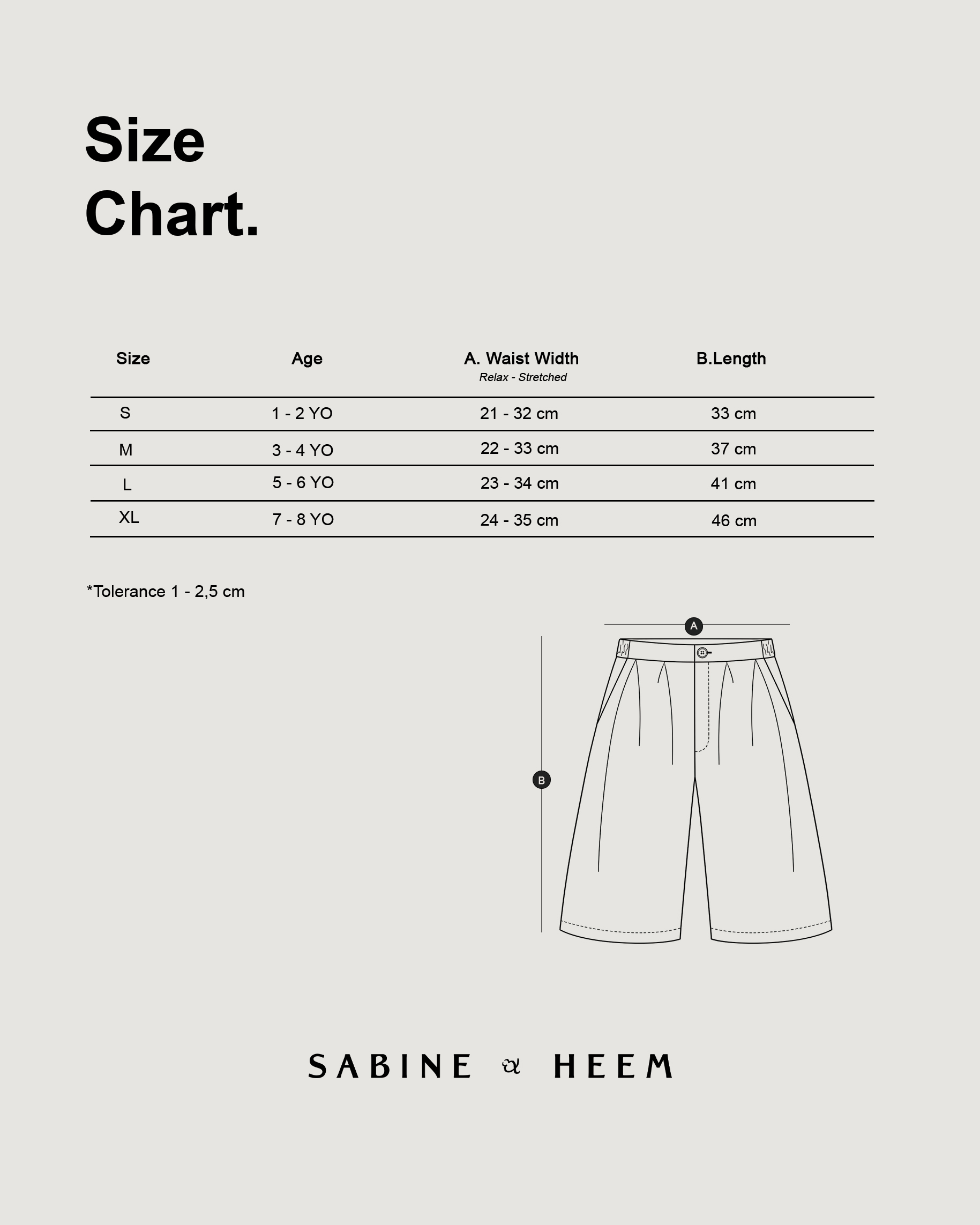 SABINE AND HEEM - MALLORCA George Pants - Broken White - Kids Pants