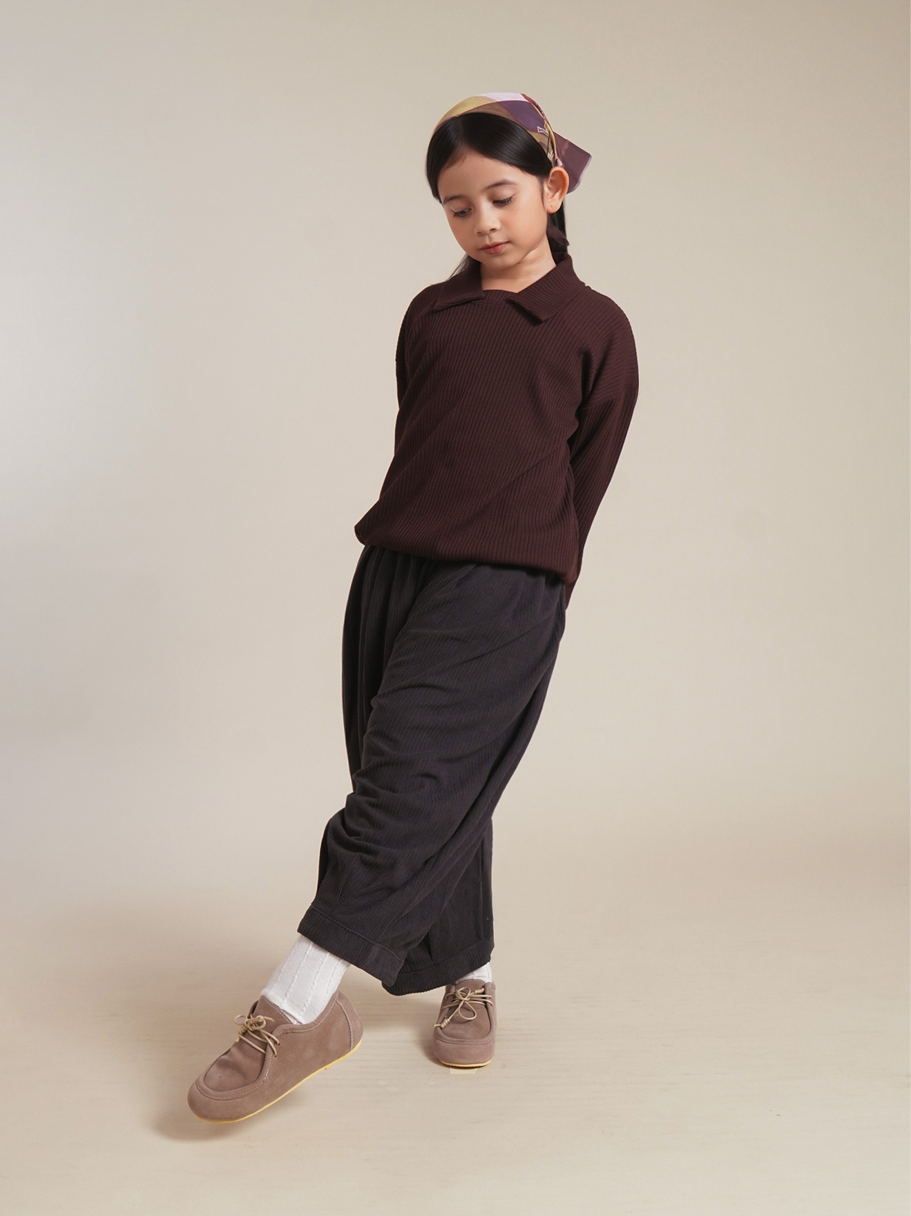 SABINE AND HEEM - MINNO Balloon Pants - Black Grey - Kids Balloon Pants