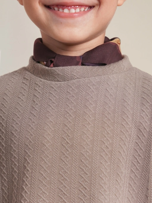 SABINE AND HEEM - TED Ribbed Shirt - Brown - Kids T-Shirt Tops