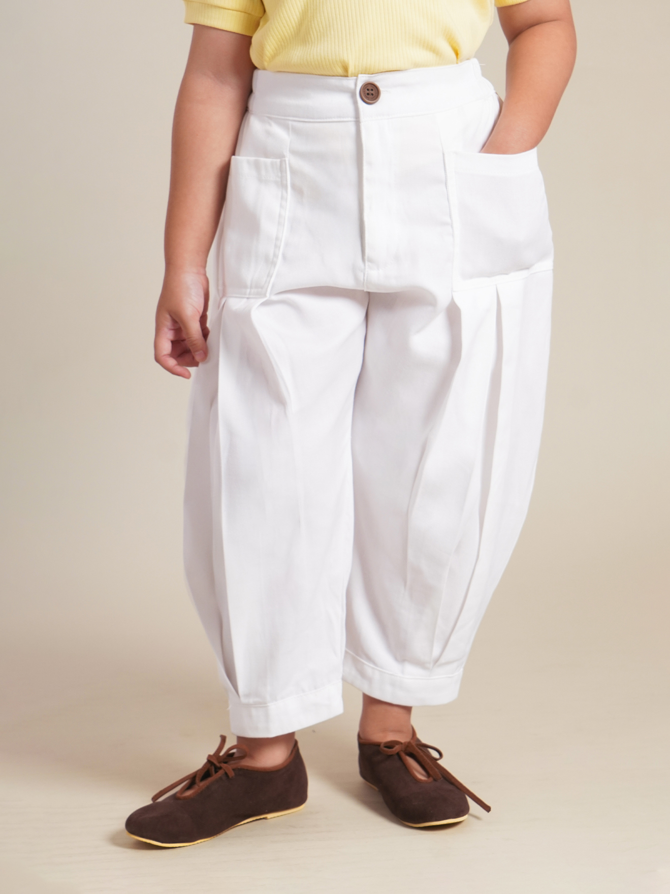 SABINE AND HEEM - GUMPY Big Pants - White - Kids Pants