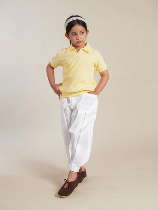 SABINE AND HEEM - GUMPY Big Pants  - White - Kids Pants