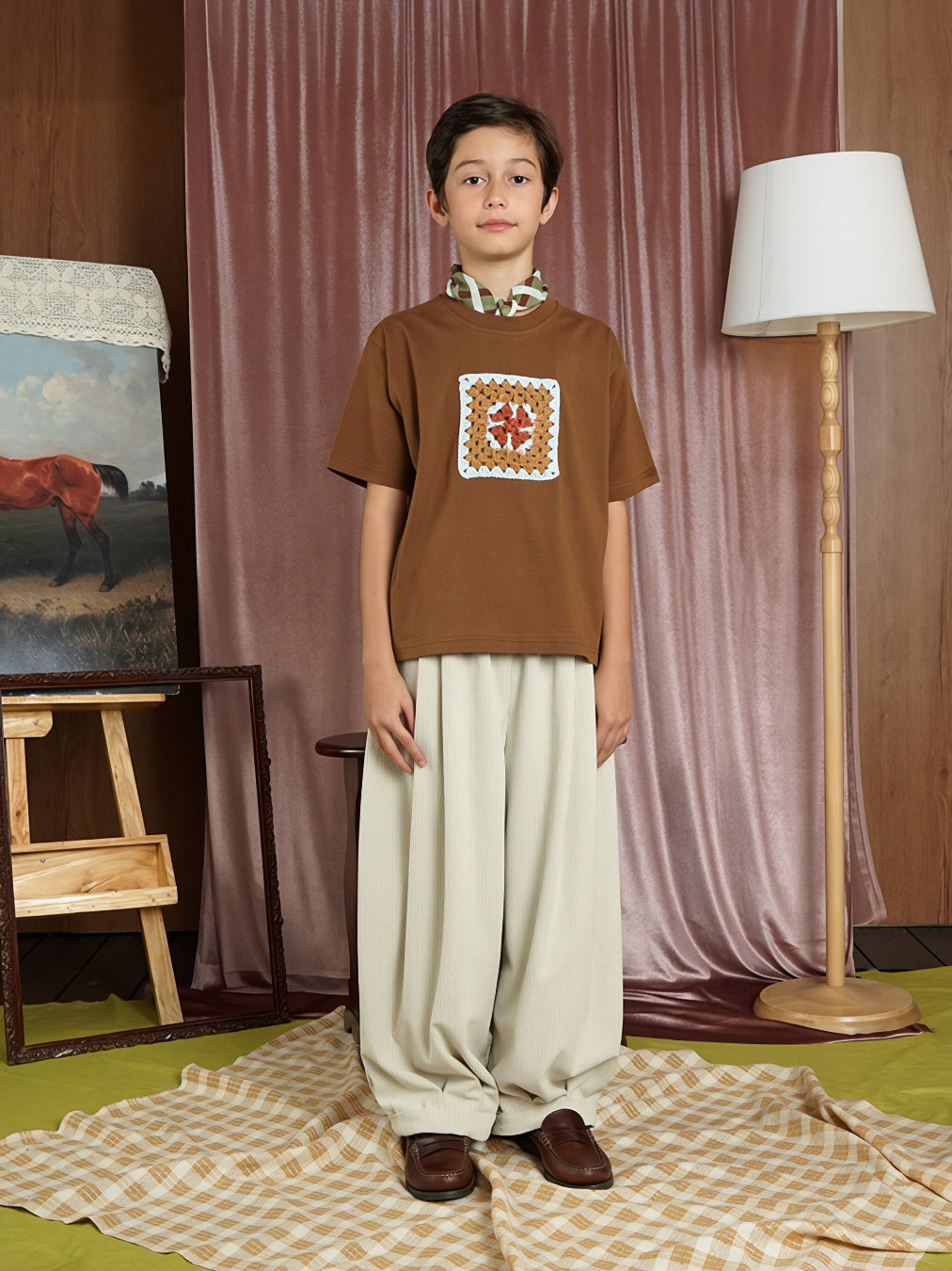 SABINE AND HEEM - MINNO Balloon Pants - Cream - Kids Long Pants