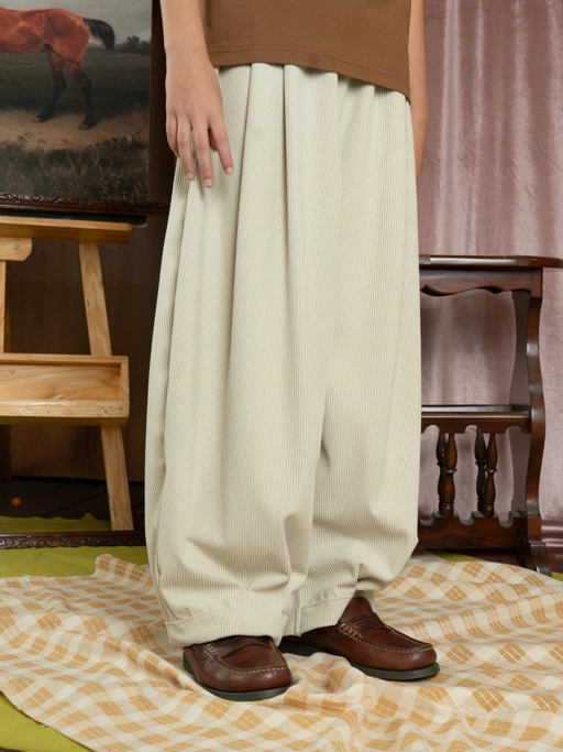 SABINE AND HEEM - MINNO Balloon Pants - Cream - Kids Long Pants