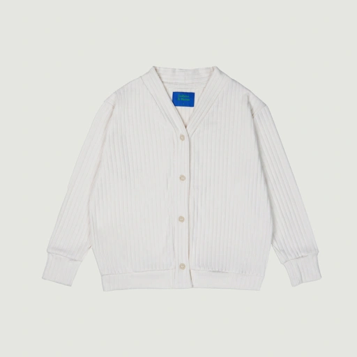 Image of SABINE AND HEEM - TAME Rib V Neck Cardigan - Kids Cardigan
