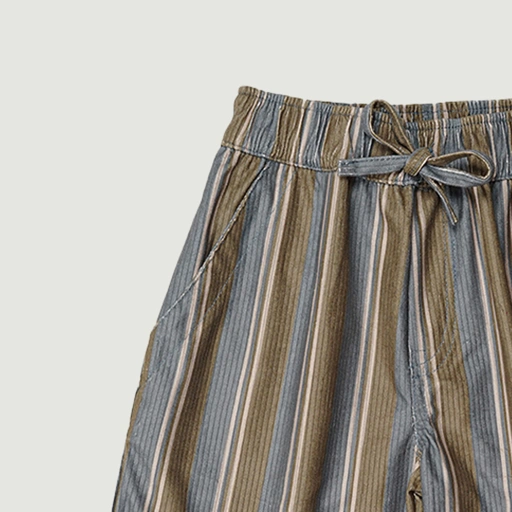 Image of SABINE AND HEEM - MALO Bermuda Corduroy Short - Multi Striped - Kids Short