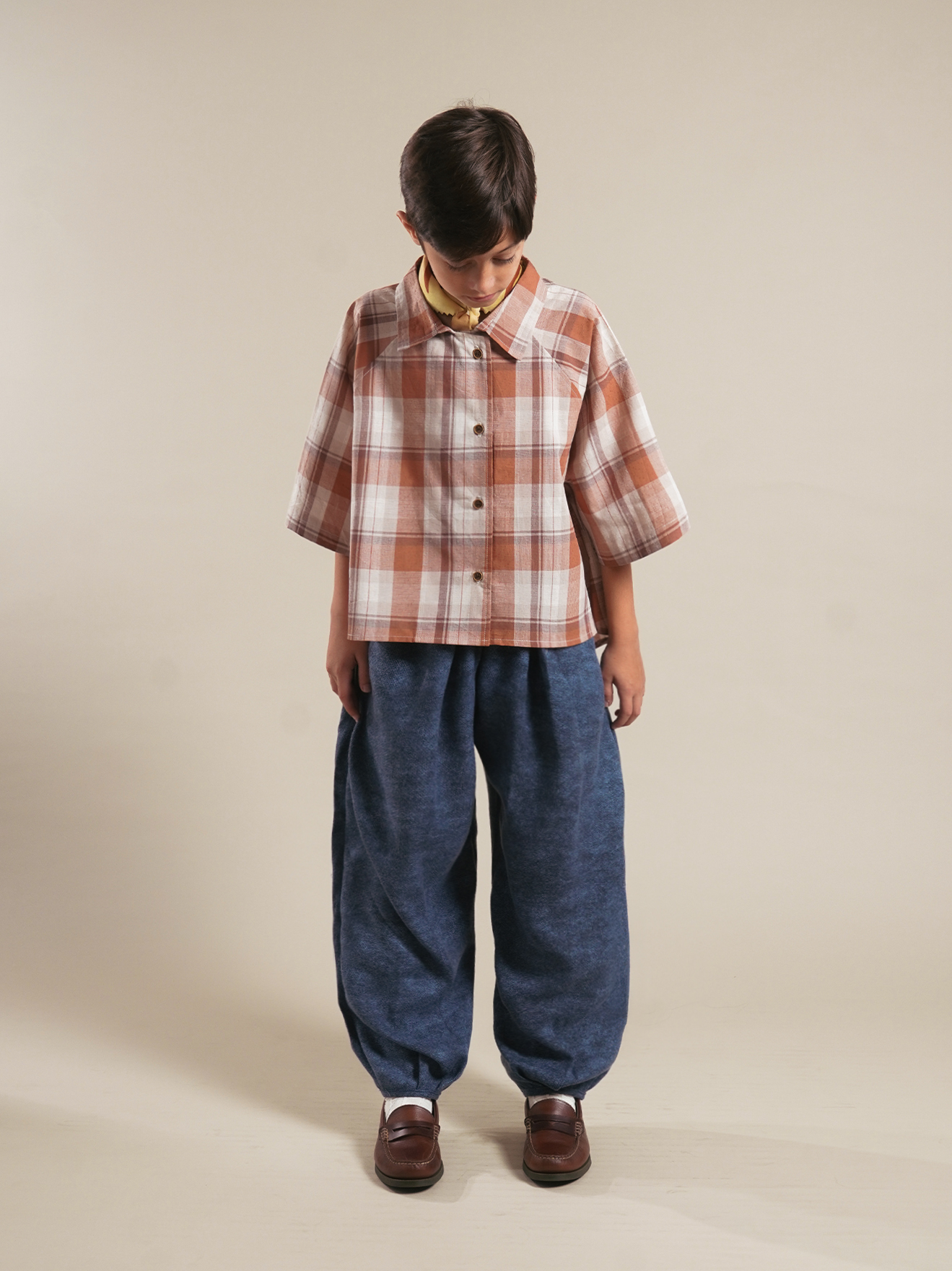 SABINE AND HEEM - ENOACH Balloon Pants - Denim Blue - Kids Long Pants