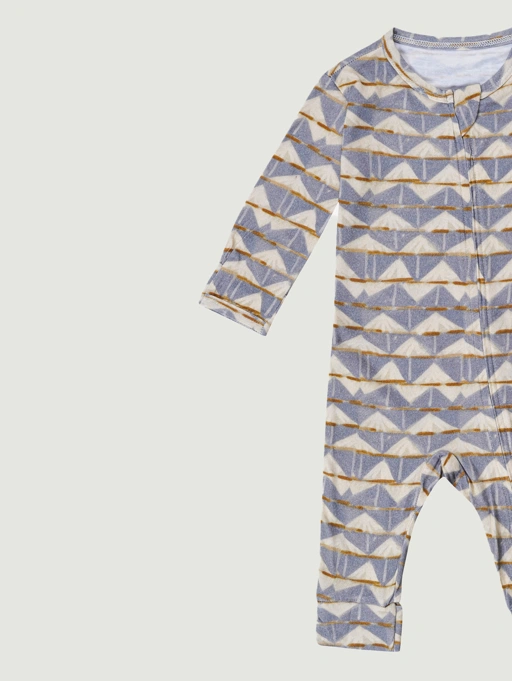 Image of SABINE AND HEEM - TAAM TAAM SLEEPSUIT - Mountain - Cotton Bamboo Baby Wear