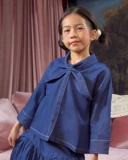 SABINE AND HEEM - ODETTE Denim Sailor Colar Blouse Kids - Blouse Colar Kids