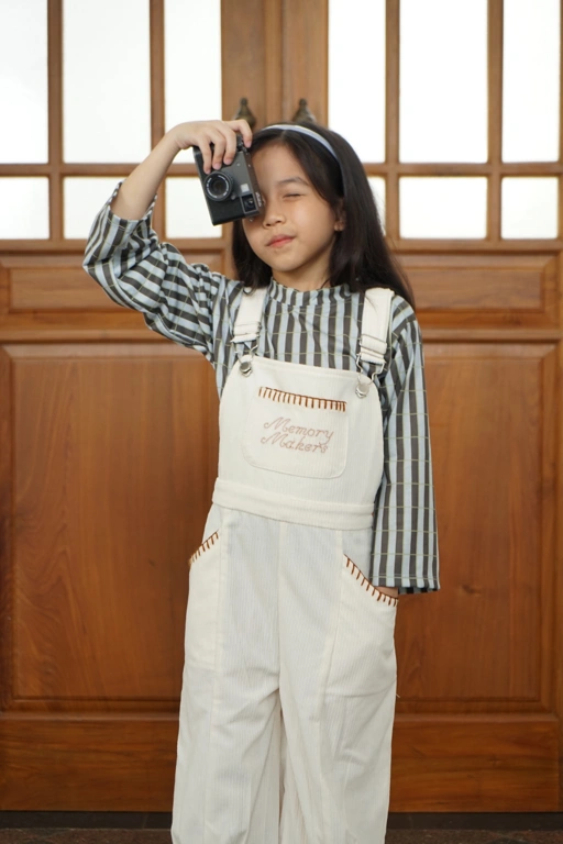Image of RAN X SABINE AND HEEM - MEMORY MAKERS Overall - Kids Corduroy Overall