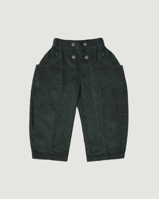 Image of SABINE AND HEEM - PIPPOPY Button Pants - Forest Green - Kids Pants 