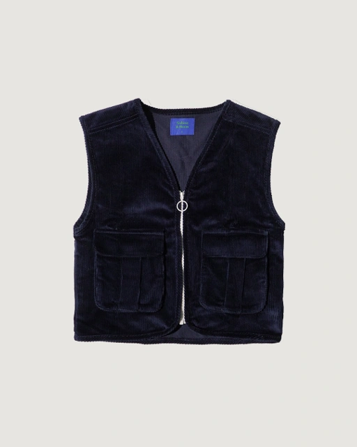 Image of SABINE AND HEEM - ZAGGA Pocket Vest Kids - Navy - Kids Vest