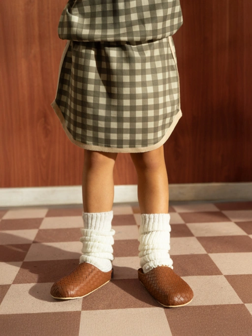 Image of SABINE AND HEEM - MIGGY Tennis Gingham Skirt - Girls Skirt