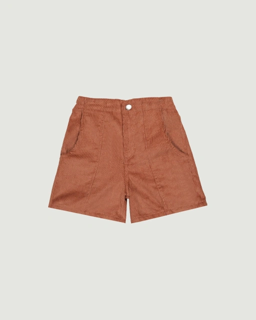 Image of SABINE AND HEEM - GENE Corduroy Short - Terracota - Kids Short