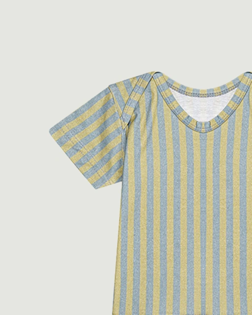 Image of SABINE AND HEEM - TAAM TAAM BABY SET - Stripes - Cotton Bamboo Baby Wear