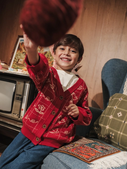 SABINE AND HEEM - NA WILLA - COTTON Knitted Cardigan Kids - Kids Cardigan