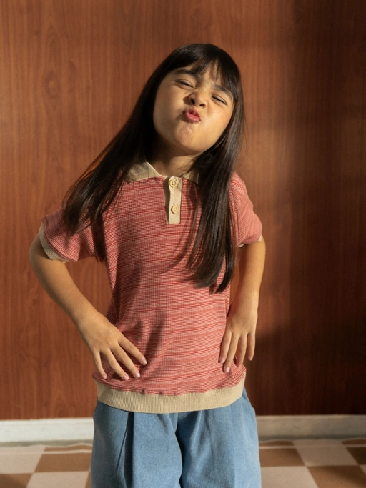 Image of SABINE AND HEEM - PHILLY Rib Button Shirt - Kids Shirt