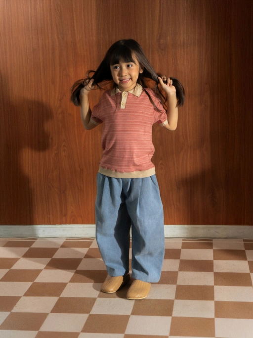 Image of SABINE AND HEEM - PHILLY Rib Button Shirt - Kids Shirt