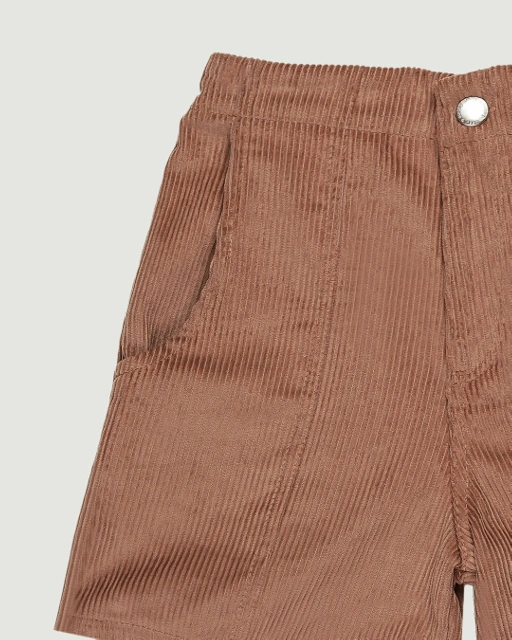 Image of SABINE AND HEEM - GENE Corduroy Short - Salmon Brown - Kids Short