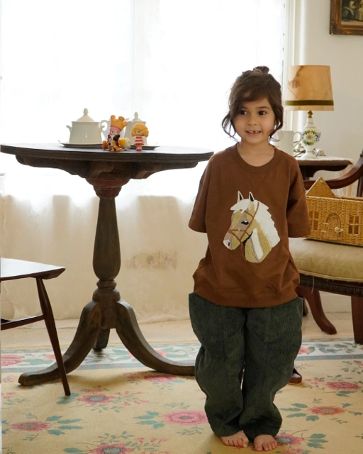 Image of SABINE AND HEEM - HOWDY Embroidery Tee - Kids Tee
