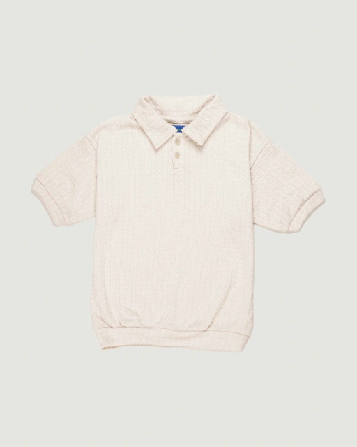 Image of SABINE AND HEEM - LARE Polo Shirt - Beige - Kids Shirt