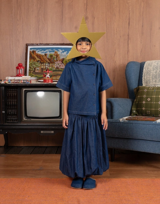 Image of SABINE AND HEEM - AIMEE Denim Skirt Ballon Kids - Skirt Kids