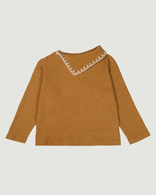 Image of SABINE AND HEEM - OXA POXA Cotton Loungewear Set - Brown - Kids Set