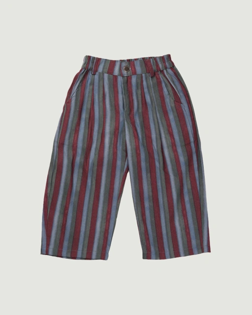 Image of RAN X SABINE AND HEEM - Big Pants Cotton Twill - Multicolor - Kids Pants