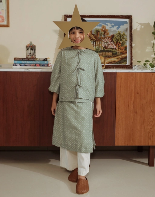 Image of SABINE AND HEEM - LAITS Cotton Saroong Kids - Mix Cotton Printed - Saroong Pants Kids