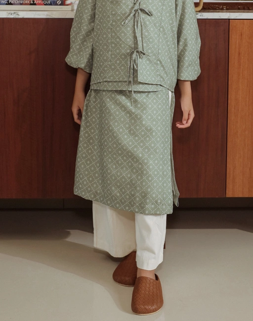 Image of SABINE AND HEEM - LAITS Cotton Saroong Kids - Mix Cotton Printed - Saroong Pants Kids