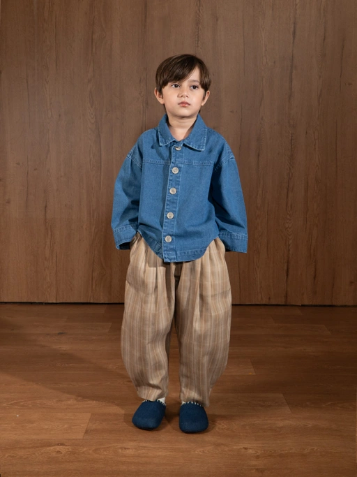 Image of SABINE AND HEEM - ALTER Twill Barrel Pants - Kids - Celana Panjang Barrel Anak