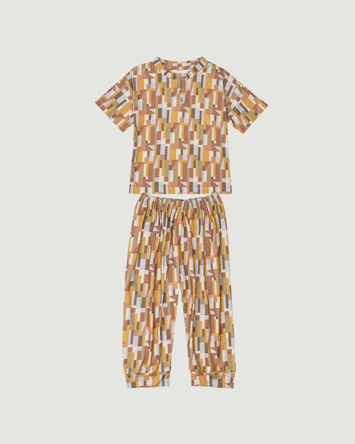 Image of SABINE AND HEEM - TAAM TAAM TODDLER SET - Abstract - Cotton Bamboo Toddler Set